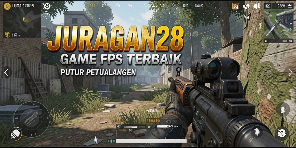 Screenshot menampilkan aksi intens dalam gameplay JURAGAN28 yang mendebarkan.