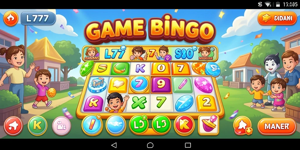 Tangkapan layar gameplay L777 yang penuh warna dan interaktif.