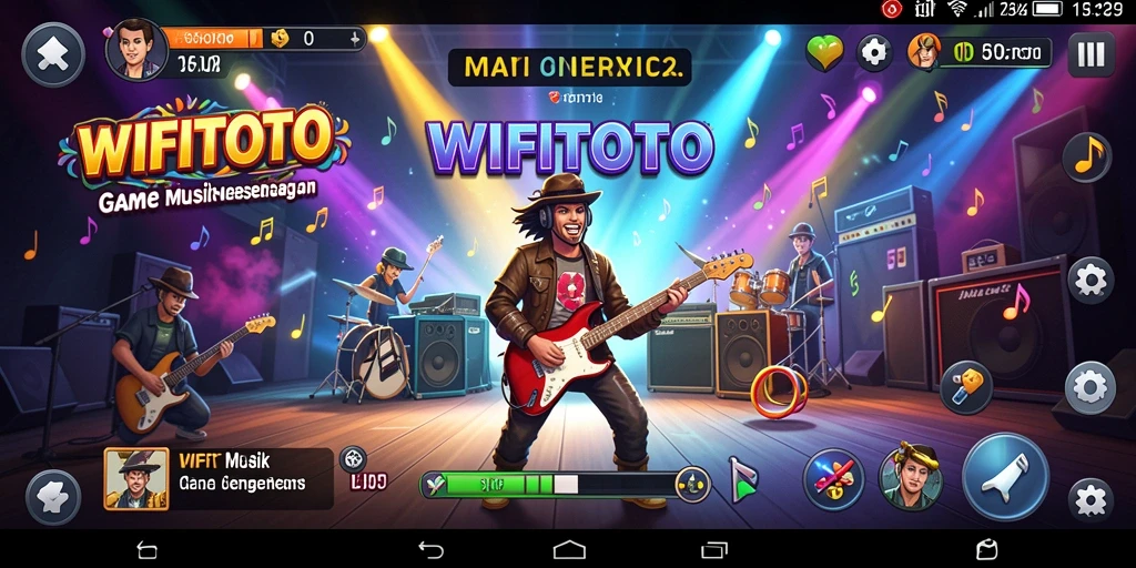 Tampilan gameplay interaktif dan meriah dari WIFITOTO yang menggugah semangat.