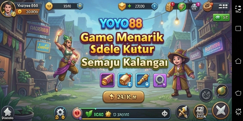 Gameplay YOYO88 yang menarik dengan karakter dan misi yang seru.
