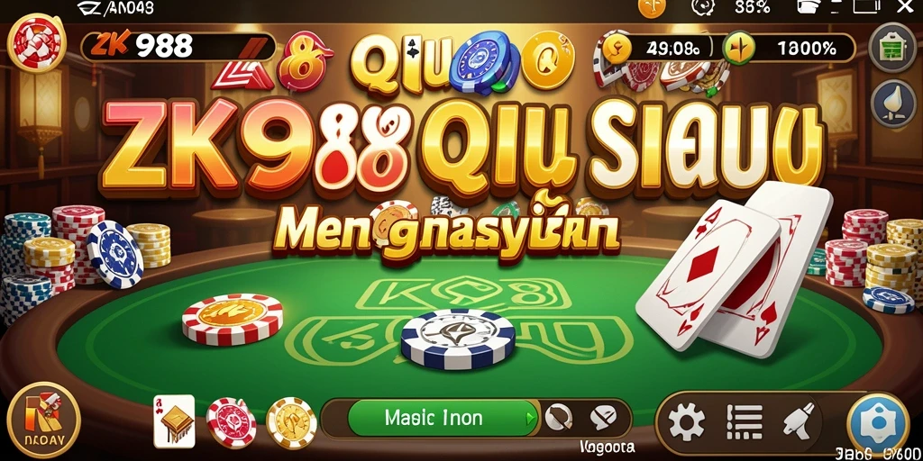 Screenshot gameplay QiuQiu dengan aksi seru ZK988.